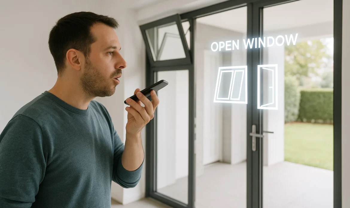 voice-activated windows and doors