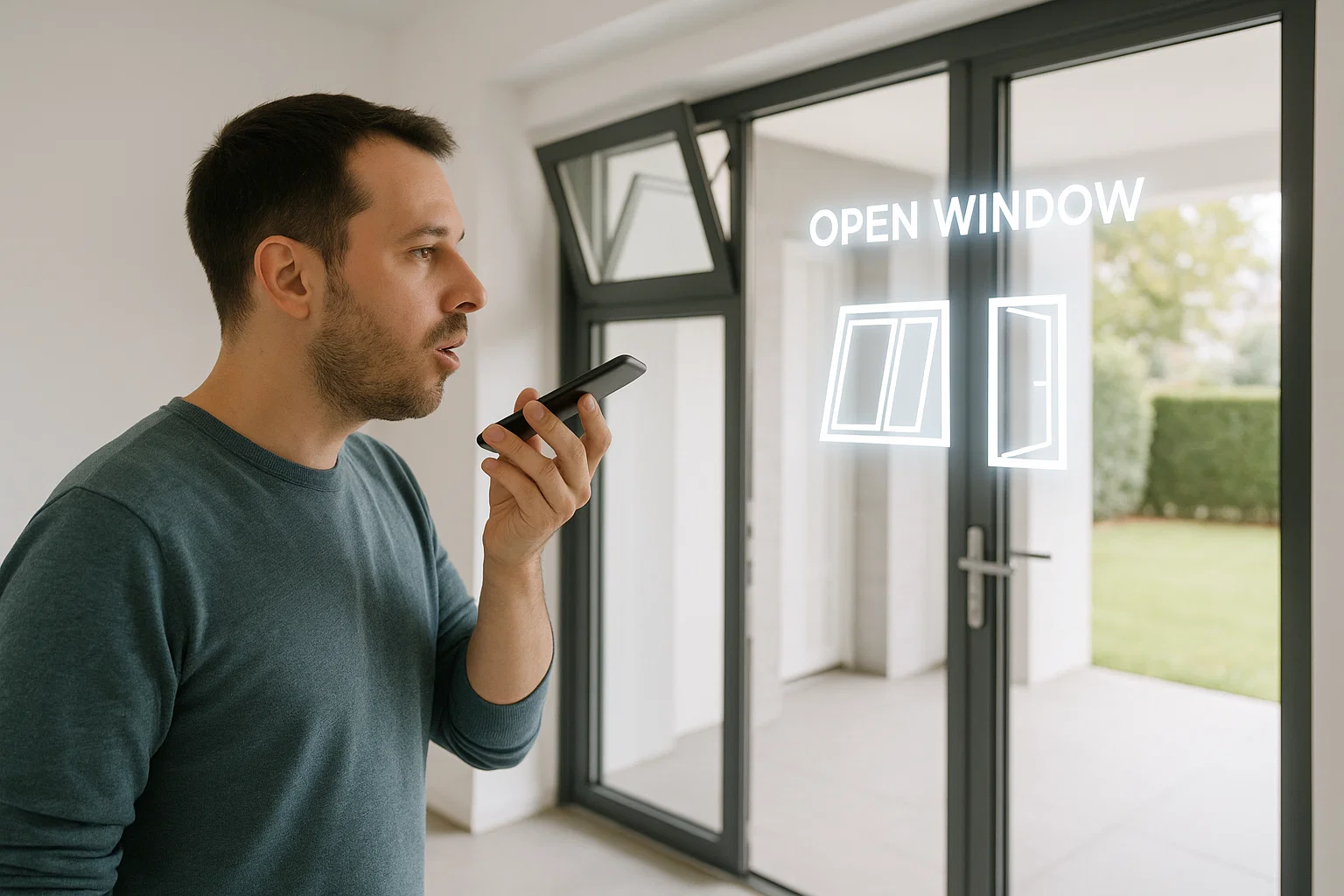 voice-activated windows and doors
