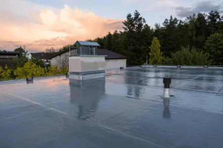 pixel homes flat concrete roofing material