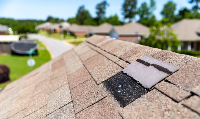 roof damage